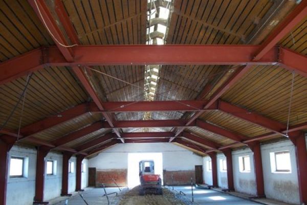 Stahlkonstruktion Landwirtschaftliche Halle